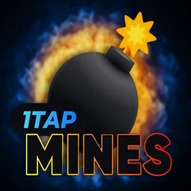 1Tap Mines logo by Turbo Games at SkinJoker Casino