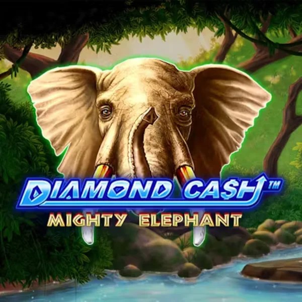 Official Slots logo: Diamond Cash Mighty Elephant by Greentube at SkinJoker Casino