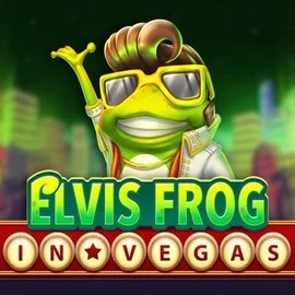 Official Slots logo: Elvis Frog In Vegas by BGAMING at SkinJoker Casino
