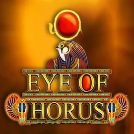 Eye of Horus by RTG (Reel Time Gaming), showcased at skinjokercasino.com – game logo