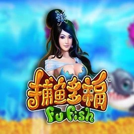 Fu Fish by Skywind Group, showcased at skinjokercasino.com – game logo