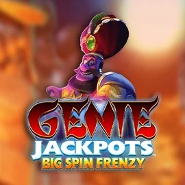 Genie Jackpots: Big Spin Frenzy slot visual from Blueprint Gaming available on skinjokercasino.com