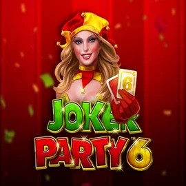 Joker Party 6 online game logo by Greentube on skinjokercasino.com