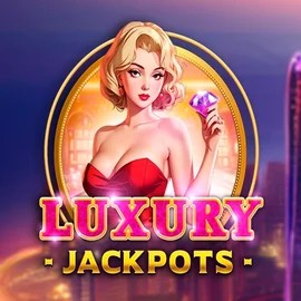 Luxury Jackpots online game logo by Triple Cherry on skinjokercasino.com