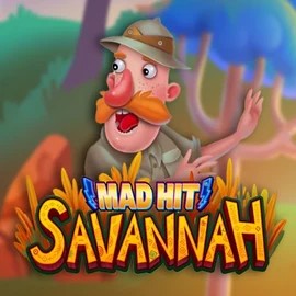 Official Slots logo: Mad Hit Savannah by RubyPlay at SkinJoker Casino