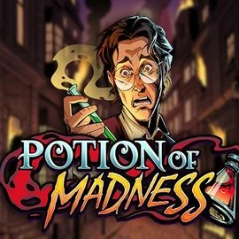 Potion of Madness slot visual from  available on skinjokercasino.com