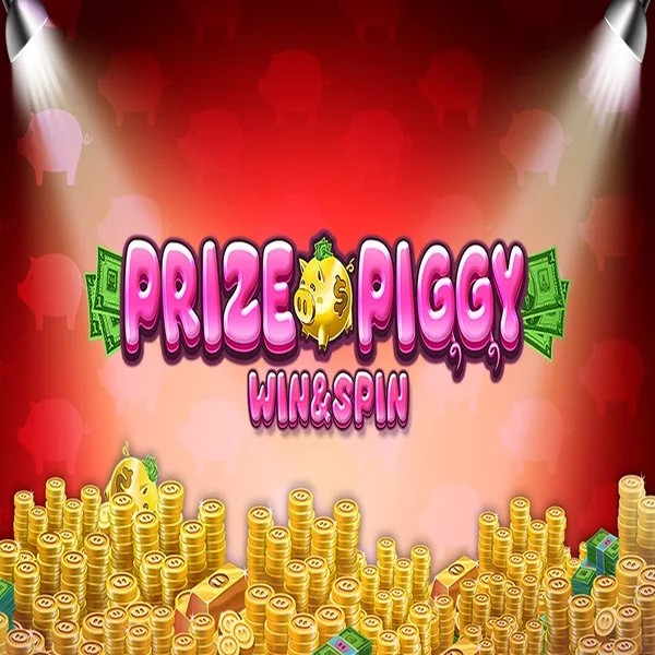 Prize Piggy Win &amp; Spin by Inspired Gaming, showcased at skinjokercasino.com – game logo