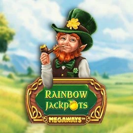 Rainbow Jackpots Megaways game by Red Tiger Gaming – logo hosted on SkinJoker Casino