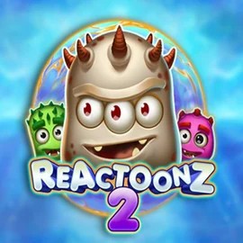 Official Slots logo: Reactoonz 2 by  at SkinJoker Casino