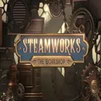 Steamworks The Workshop logo – Slots by Peter &amp; Sons at SkinJoker Casino