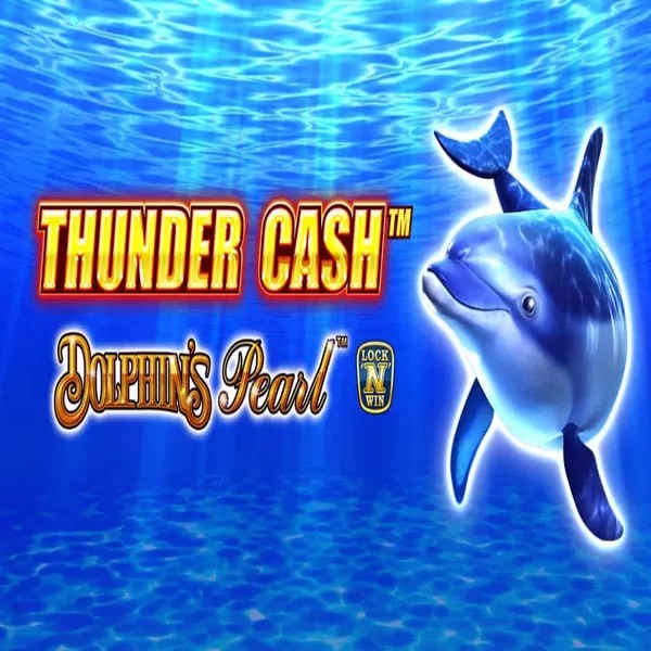 Official Slots logo: Thunder Cash Dolphins Pearl by Novomatic at SkinJoker Casino