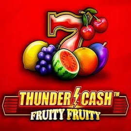 Thunder Cash Fruity Fruity by Novomatic, showcased at skinjokercasino.com – game logo