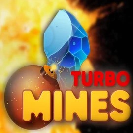 Turbo Mines online game logo by Turbo Games on skinjokercasino.com